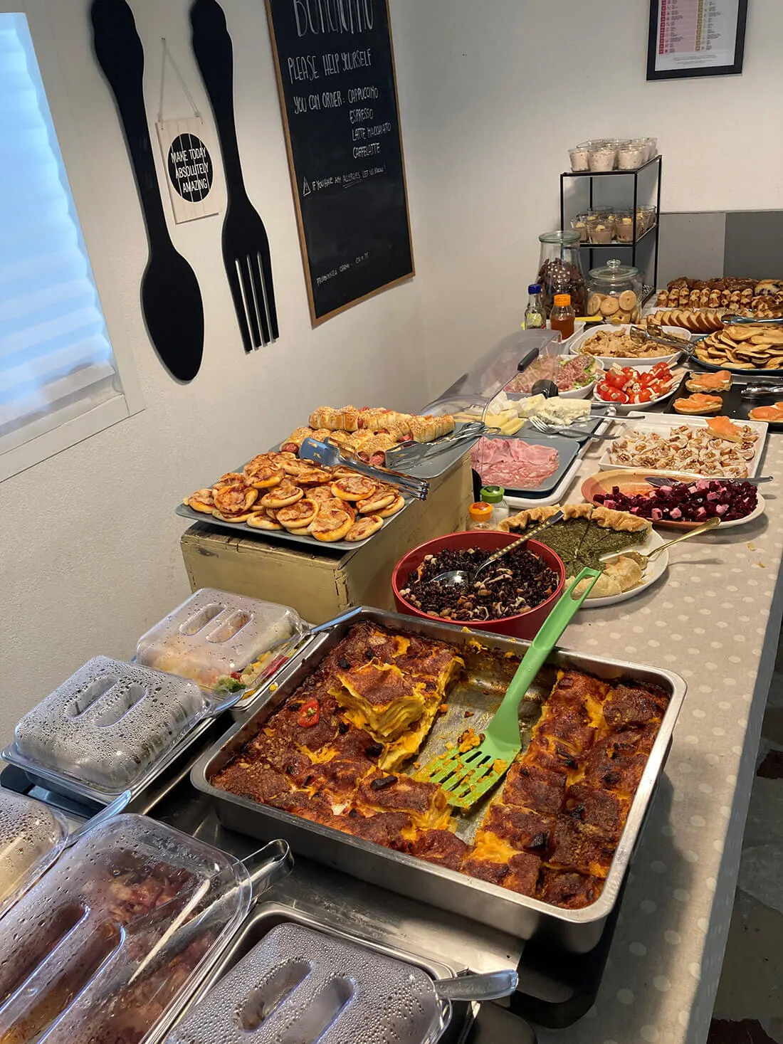 Piatti salati del brunch